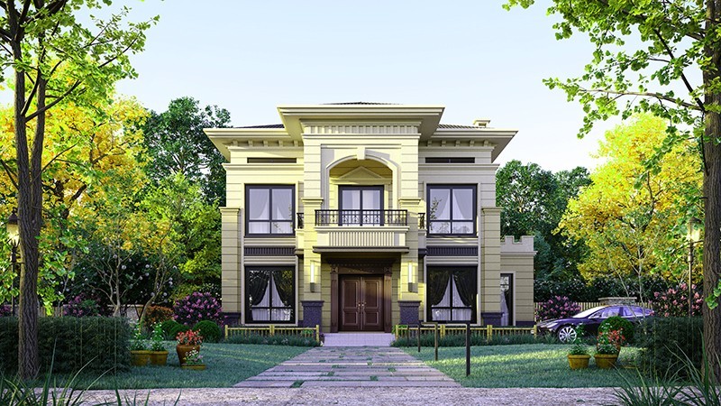 九龙坡中式合院住宅，开放庭院与邻里乡亲更亲近